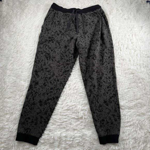 Lululemon Pants Men Medium (30x27) Gray Black Olive Wind Down Joggers Sweatpants